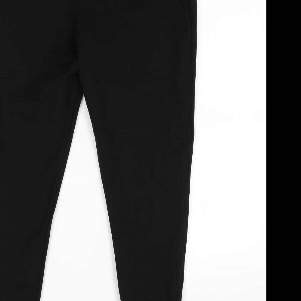 M&S Womens Black   Jegging Trousers Size 16 L28 in