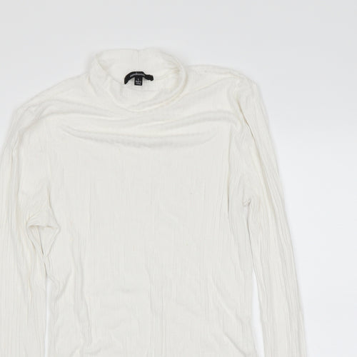 Ambience Womens White   Basic T-Shirt Size L