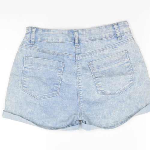 Candy Couture Girls Blue   Cut-Off Shorts Size 14 Years