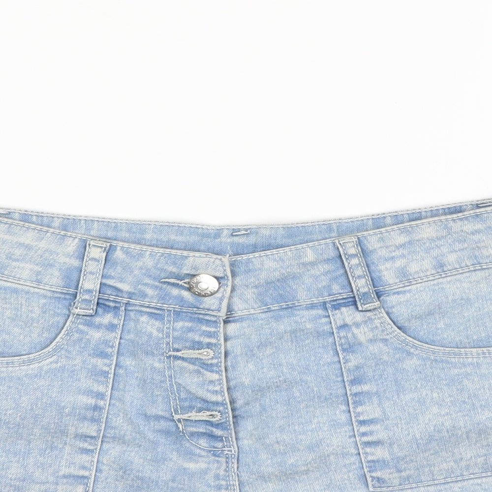 Candy Couture Girls Blue   Cut-Off Shorts Size 14 Years