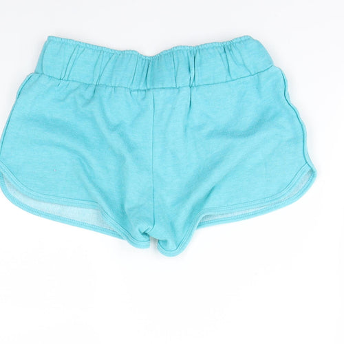 New Look Girls Blue Houndstooth  Sweat Shorts Size 12-13 Years
