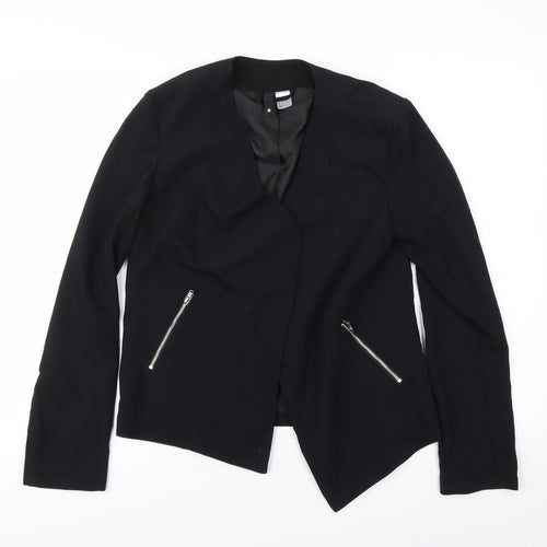 Divided Womens Black   Jacket Coat Size 8