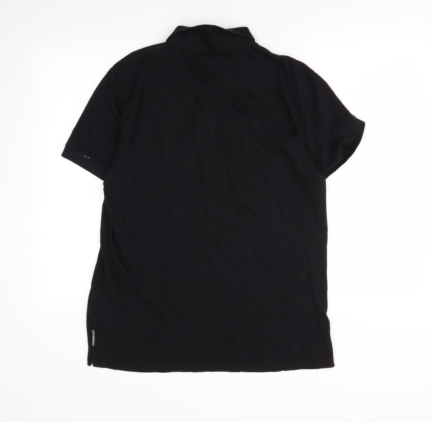 French Connection Mens Black    Polo Size L