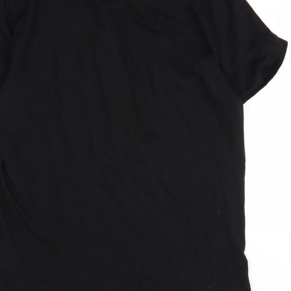 French Connection Mens Black    Polo Size L
