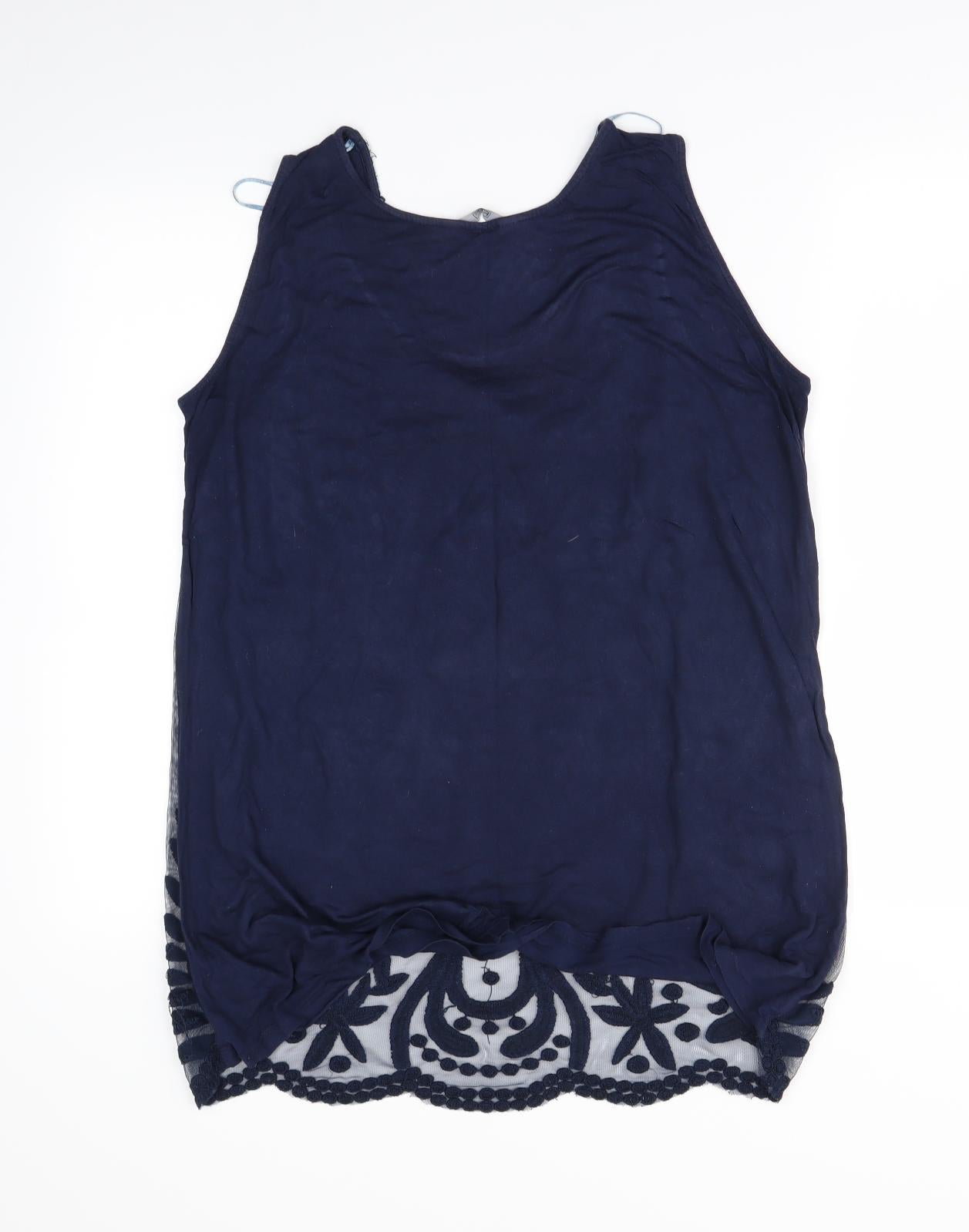 F&F Womens Blue   Basic T-Shirt Size 16