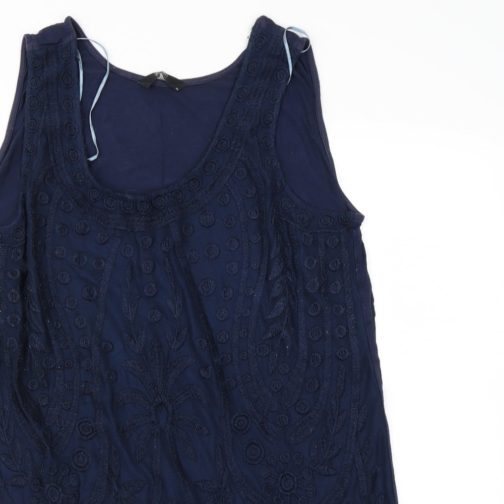F&F Womens Blue   Basic T-Shirt Size 16
