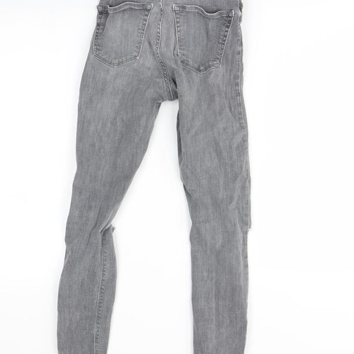 Topshop Womens Grey   Skinny Jeans Size 25 in L27 in