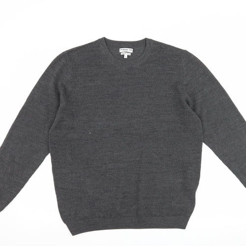 Peckham Rye Mens Grey   Pullover Jumper Size L