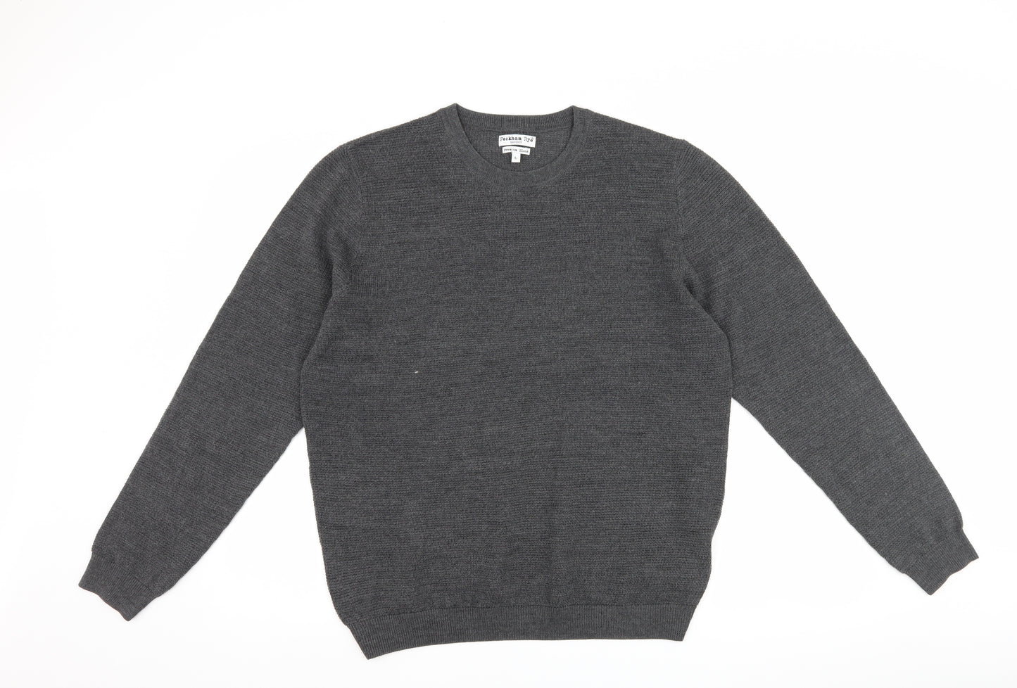 Peckham Rye Mens Grey   Pullover Jumper Size L