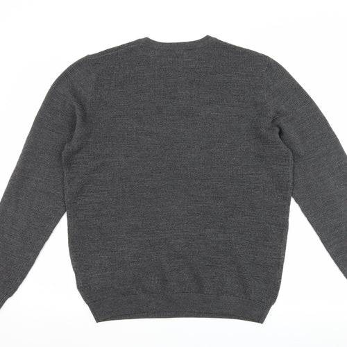 Peckham Rye Mens Grey   Pullover Jumper Size L