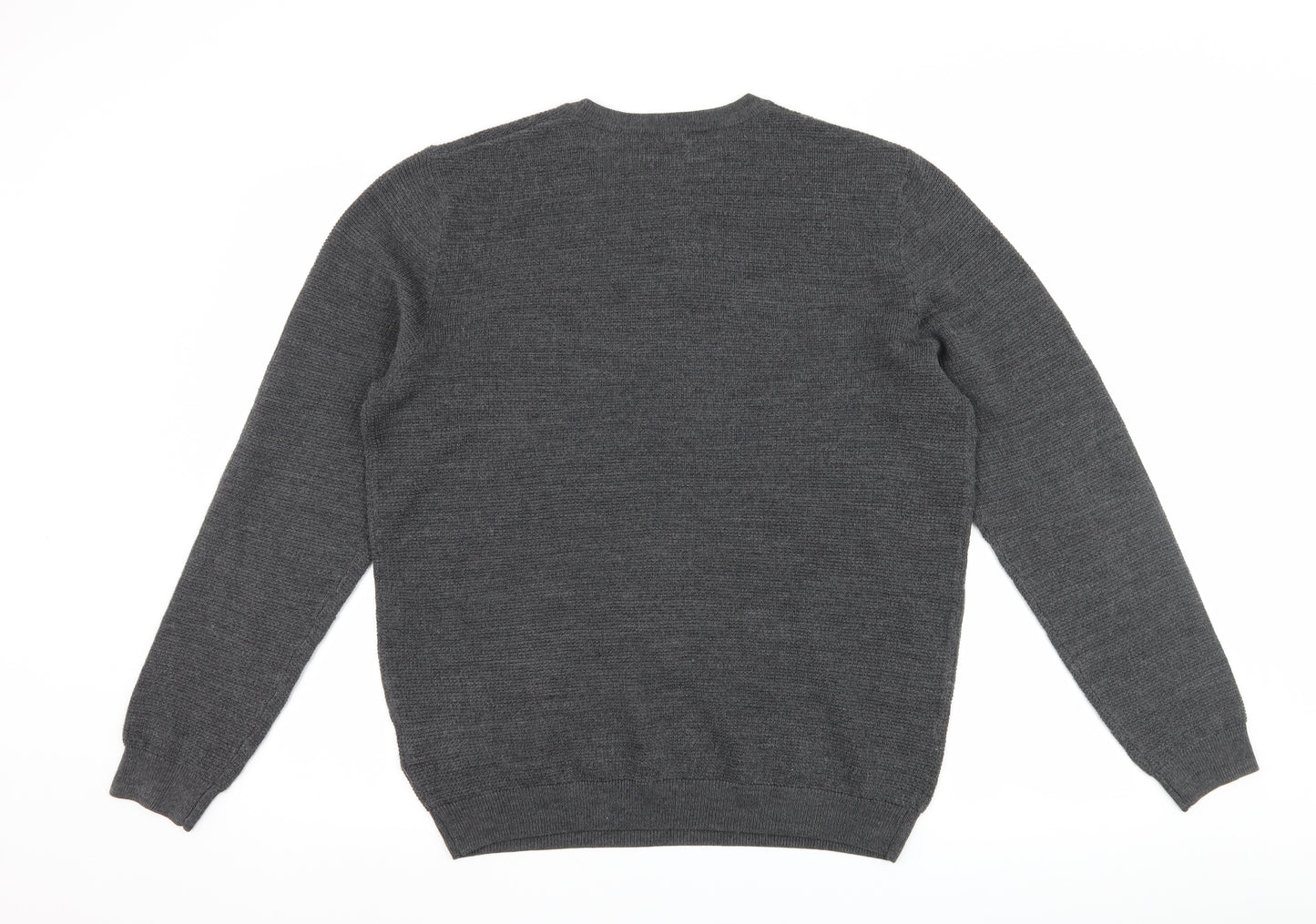Peckham Rye Mens Grey   Pullover Jumper Size L