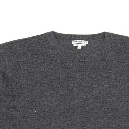 Peckham Rye Mens Grey   Pullover Jumper Size L