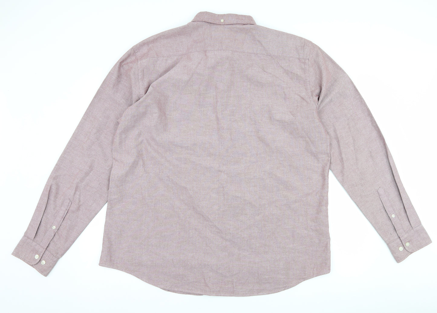 TU Mens Purple    Dress Shirt Size XL