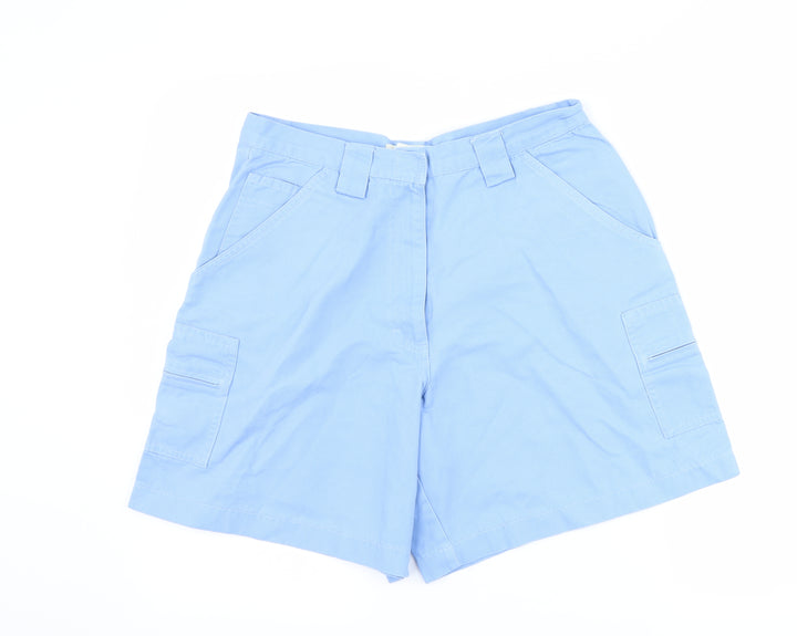 Joie de Vivre Womens Blue Mom Shorts Size 32 in