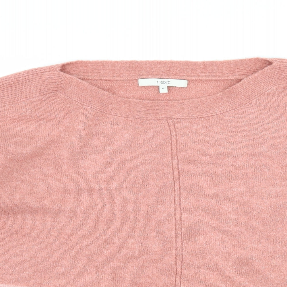 NEXT Womens Pink Striped  Pullover Jumper Size M