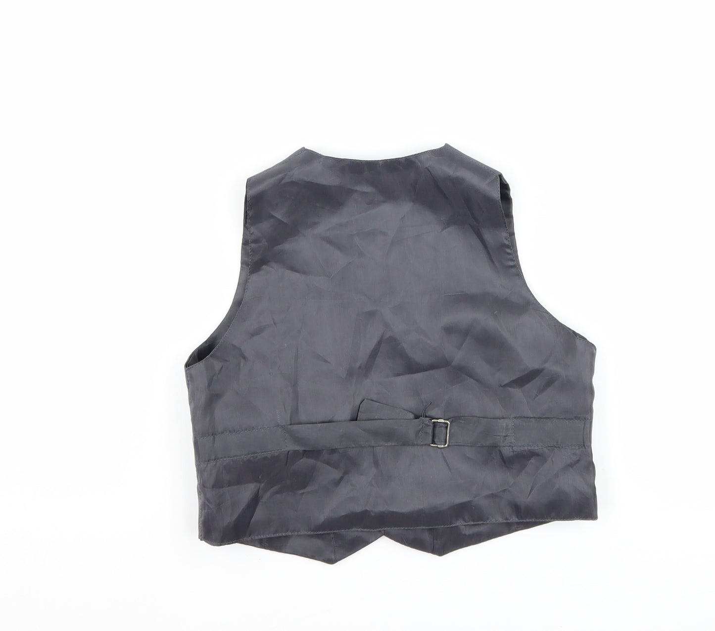 Preworn Boys Grey   Jacket Waistcoat Size 3 Years