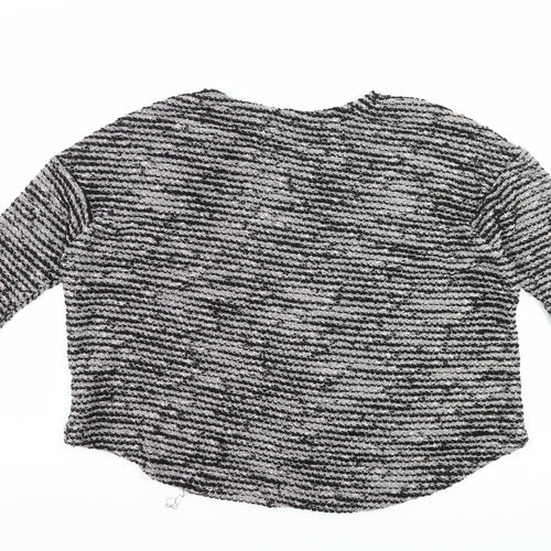 River Island Womens Black   Cropped T-Shirt Size 10