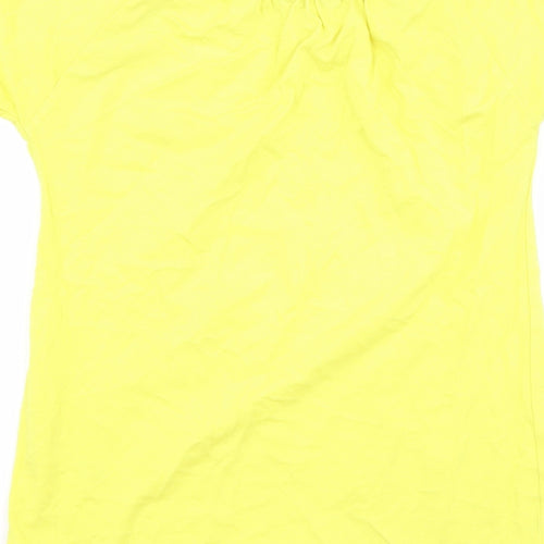 George Girls Yellow   Basic T-Shirt Size 10-11 Years  - Aloha