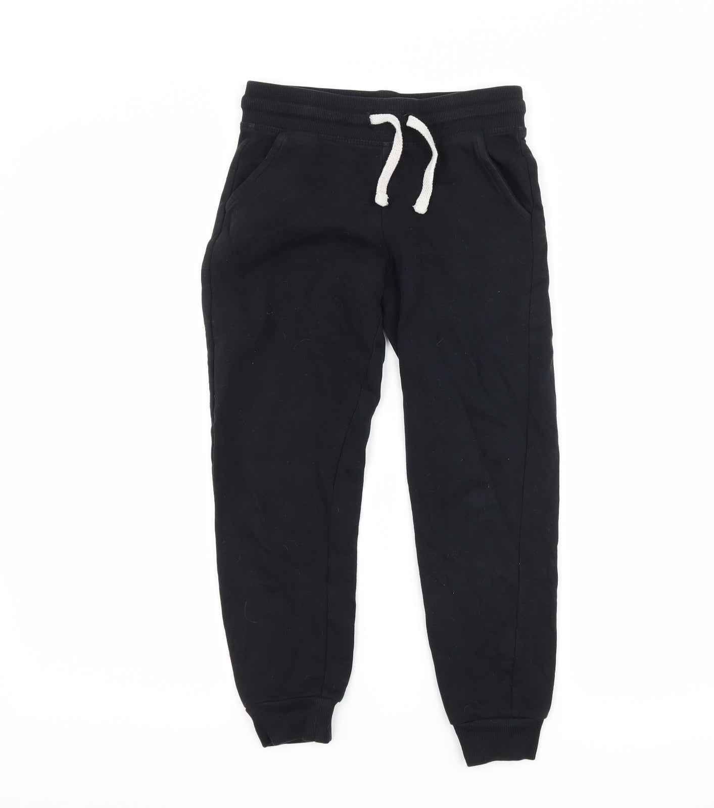 George Boys Black   Jogger Trousers Size 7-8 Years