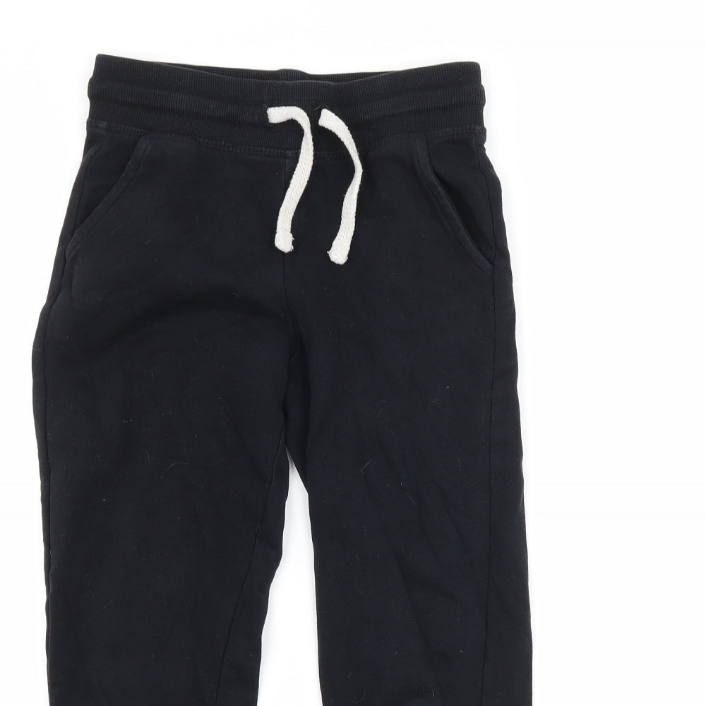George Boys Black   Jogger Trousers Size 7-8 Years