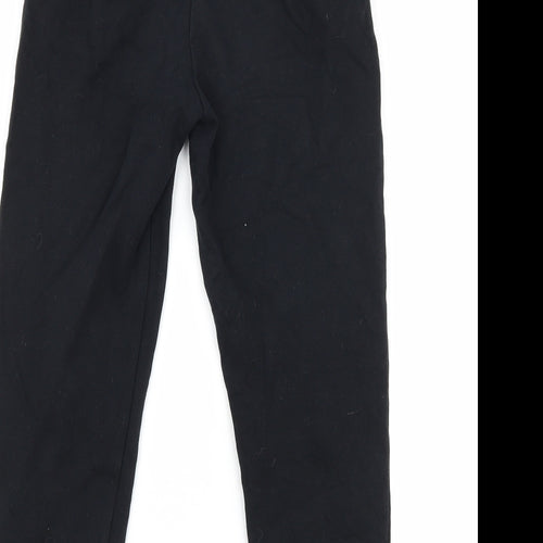 George Boys Black   Jogger Trousers Size 7-8 Years