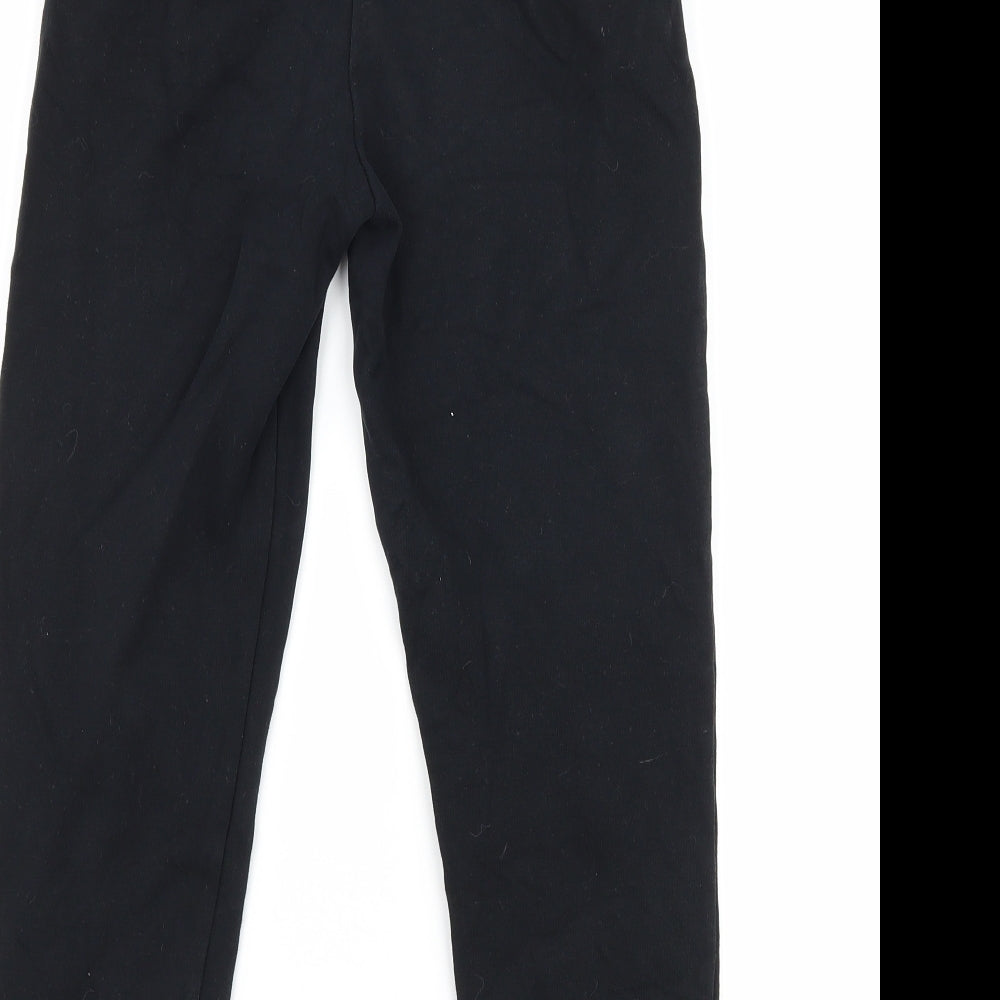 George Boys Black   Jogger Trousers Size 7-8 Years
