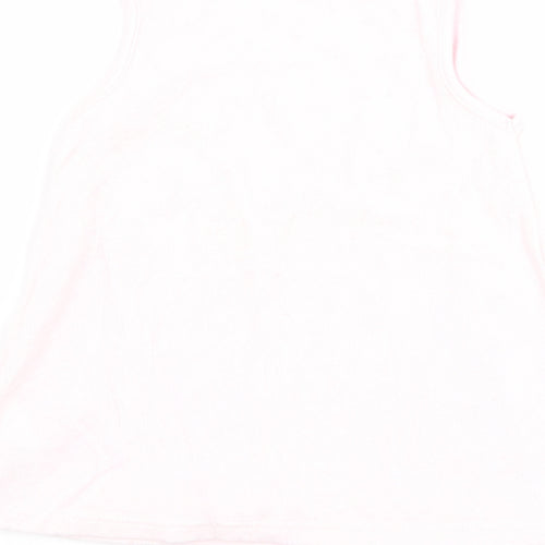 Marks and Spencer Girls Pink  Flannel A-Line  Size 3-6 Months  - graphic
