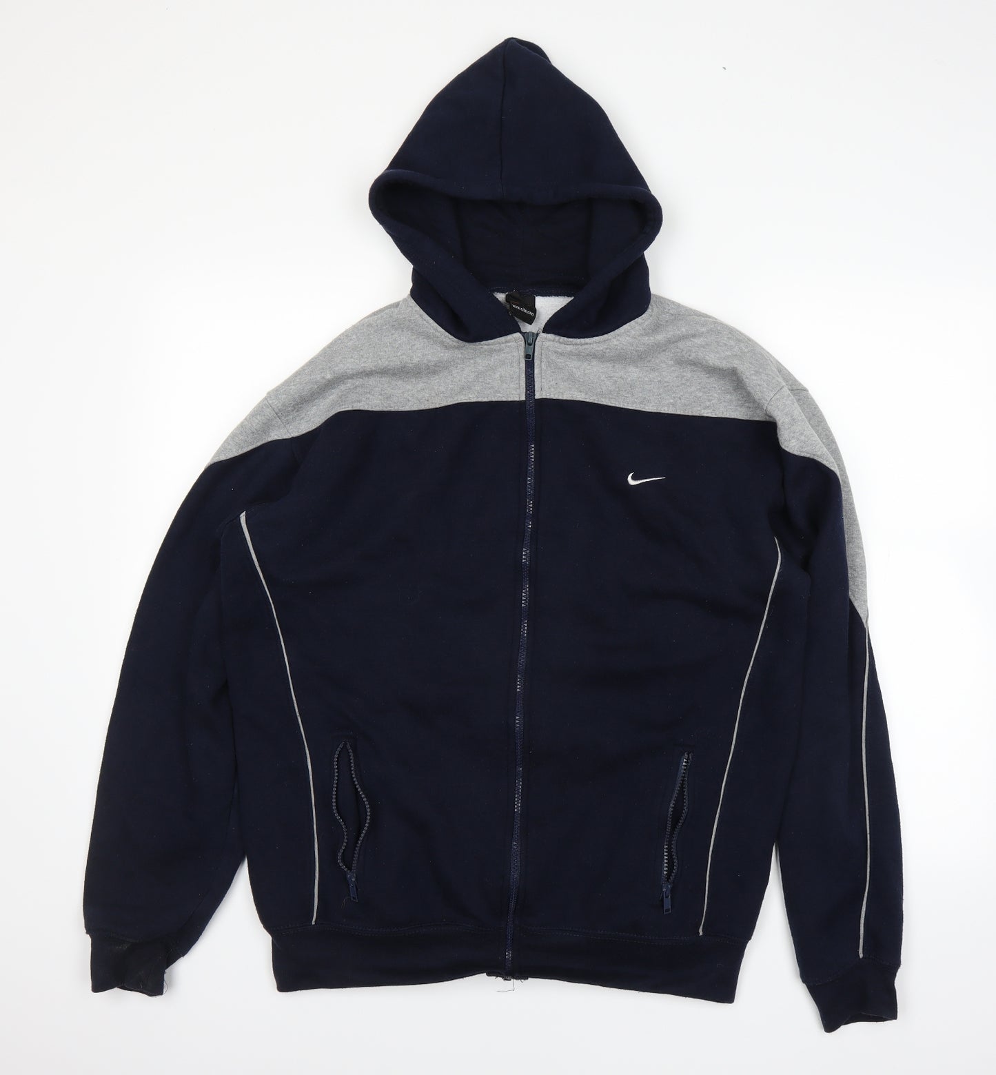 Nike Mens Blue   Full Zip Hoodie Size XL