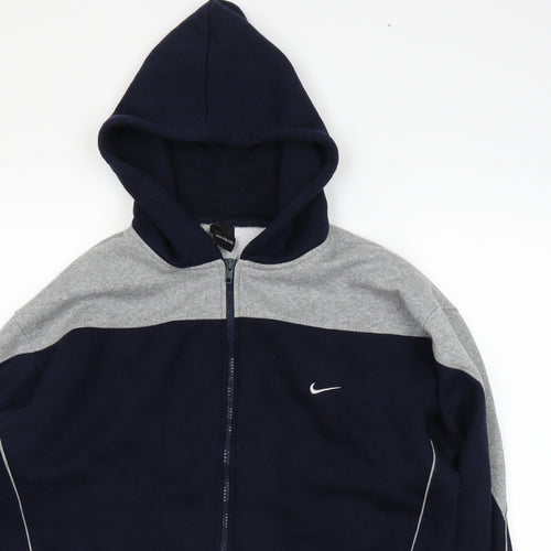 Nike Mens Blue   Full Zip Hoodie Size XL
