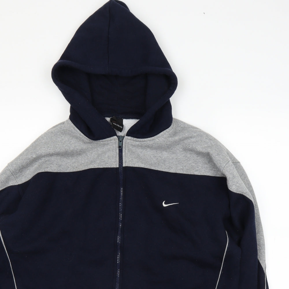 Nike Mens Blue   Full Zip Hoodie Size XL