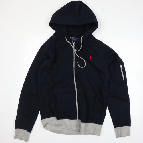Polo Ralph Lauren Mens Blue   Pullover Hoodie Size L