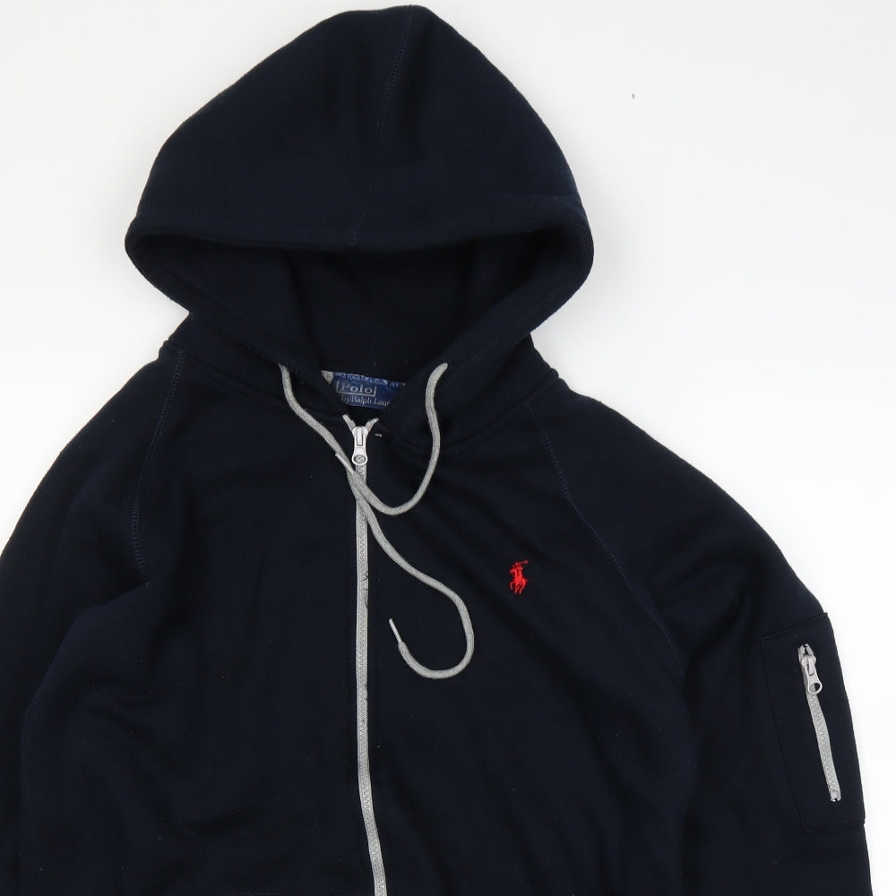 Polo Ralph Lauren Mens Blue   Pullover Hoodie Size L