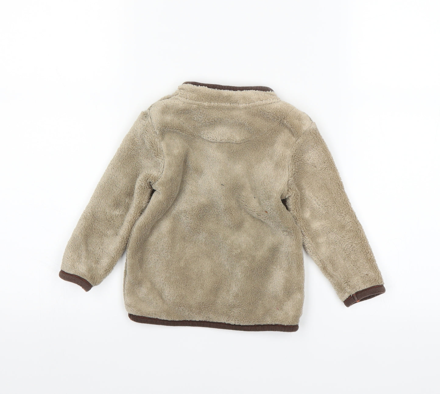 George Baby Brown   Full Zip Jumper Size 12-18 Months
