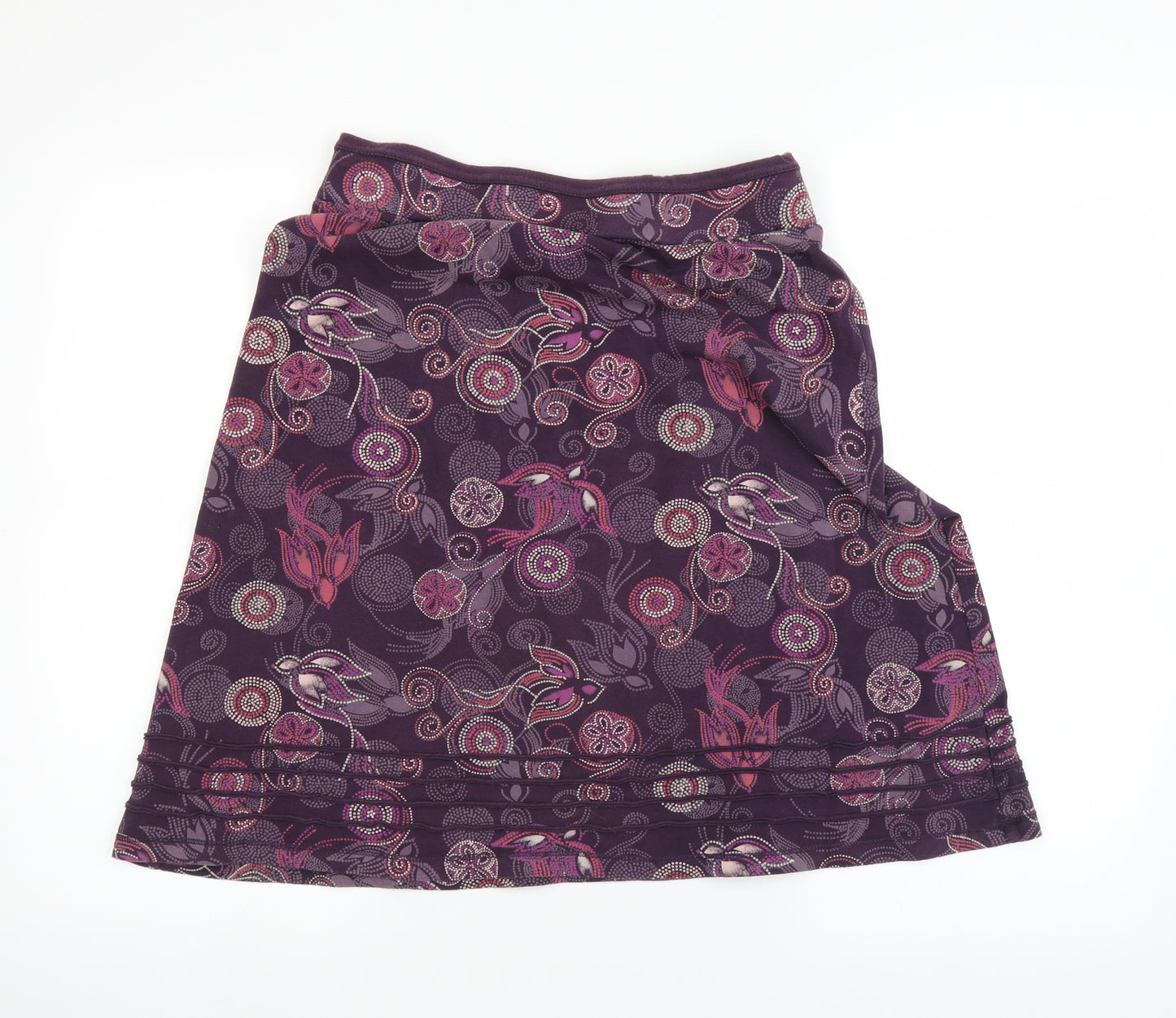 MANTRAY Womens Purple   A-Line Skirt Size 10