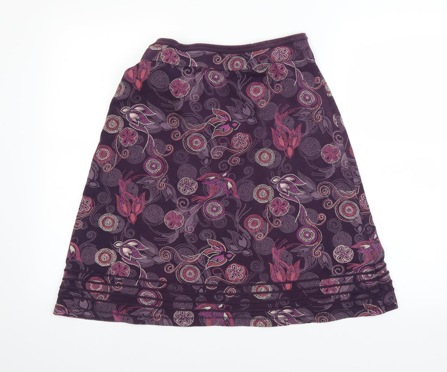 MANTRAY Womens Purple   A-Line Skirt Size 10