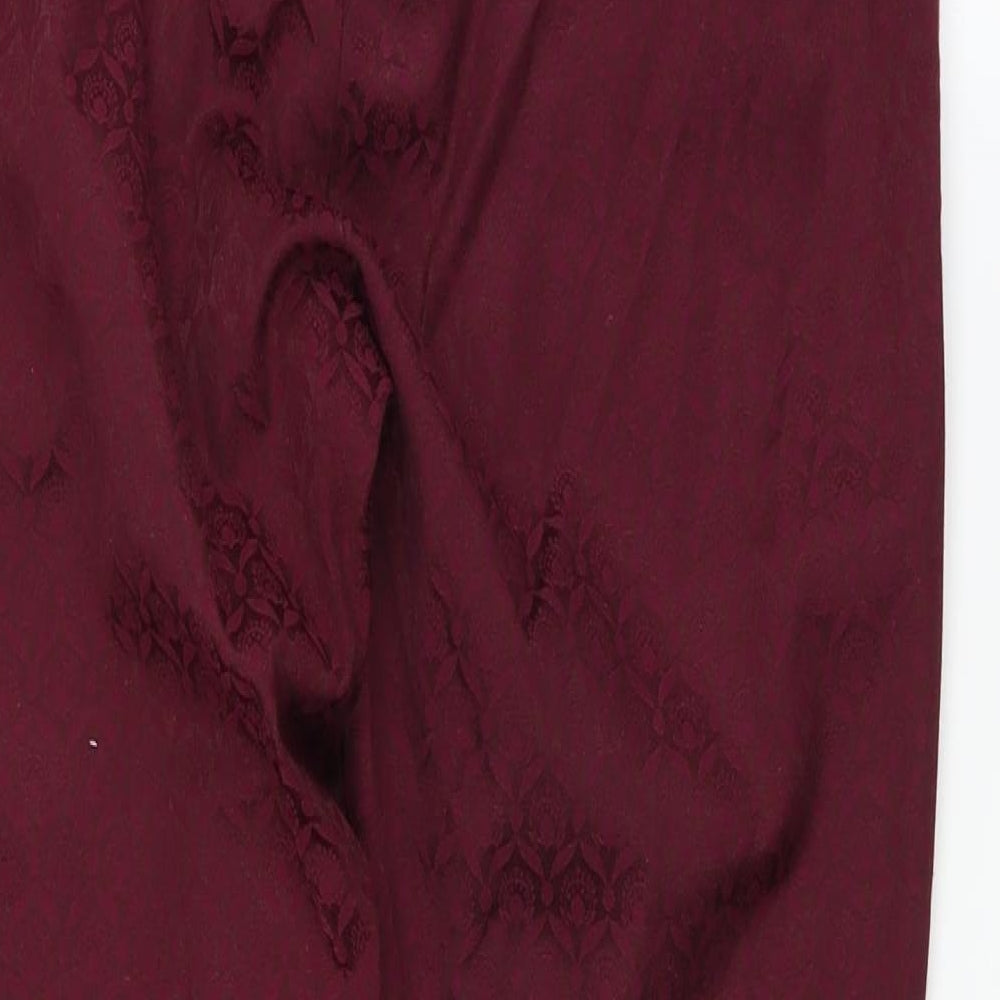 Oasis Womens Red   Trousers  Size 10 L27 in