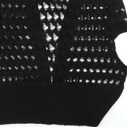 George Womens Black   Cardigan Jumper Size M