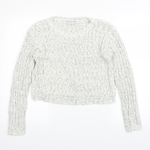 Jeffery rogers Womens White   Pullover Jumper Size M