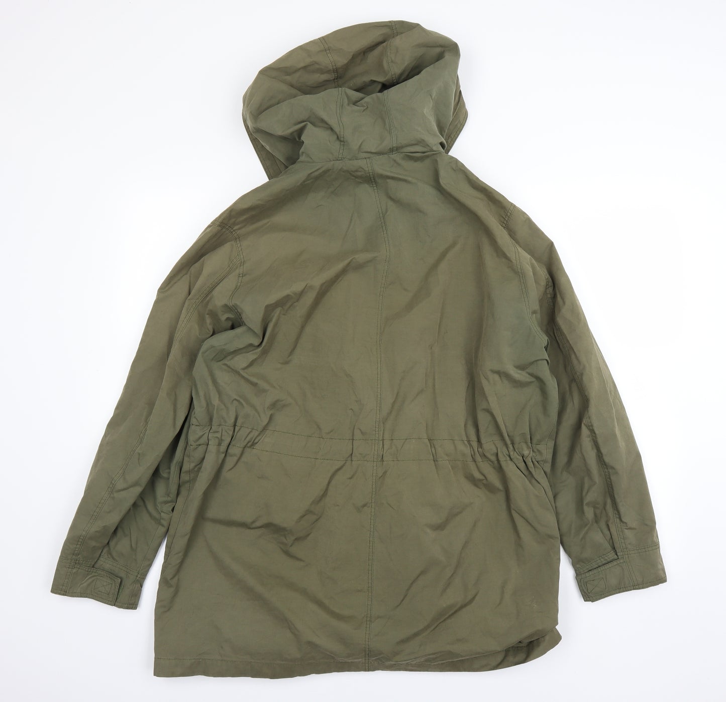 Marks and Spencer Womens Green   Rain Coat Coat Size 16