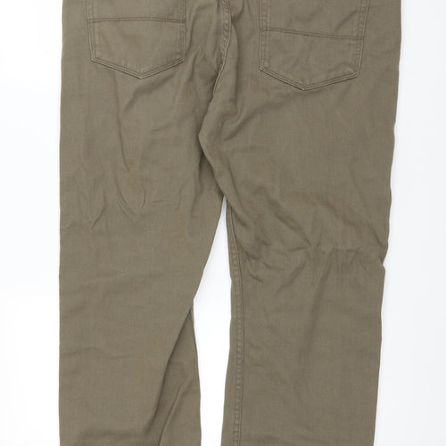 Marks and Spencer Mens Green   Straight Jeans Size 38 L28 in