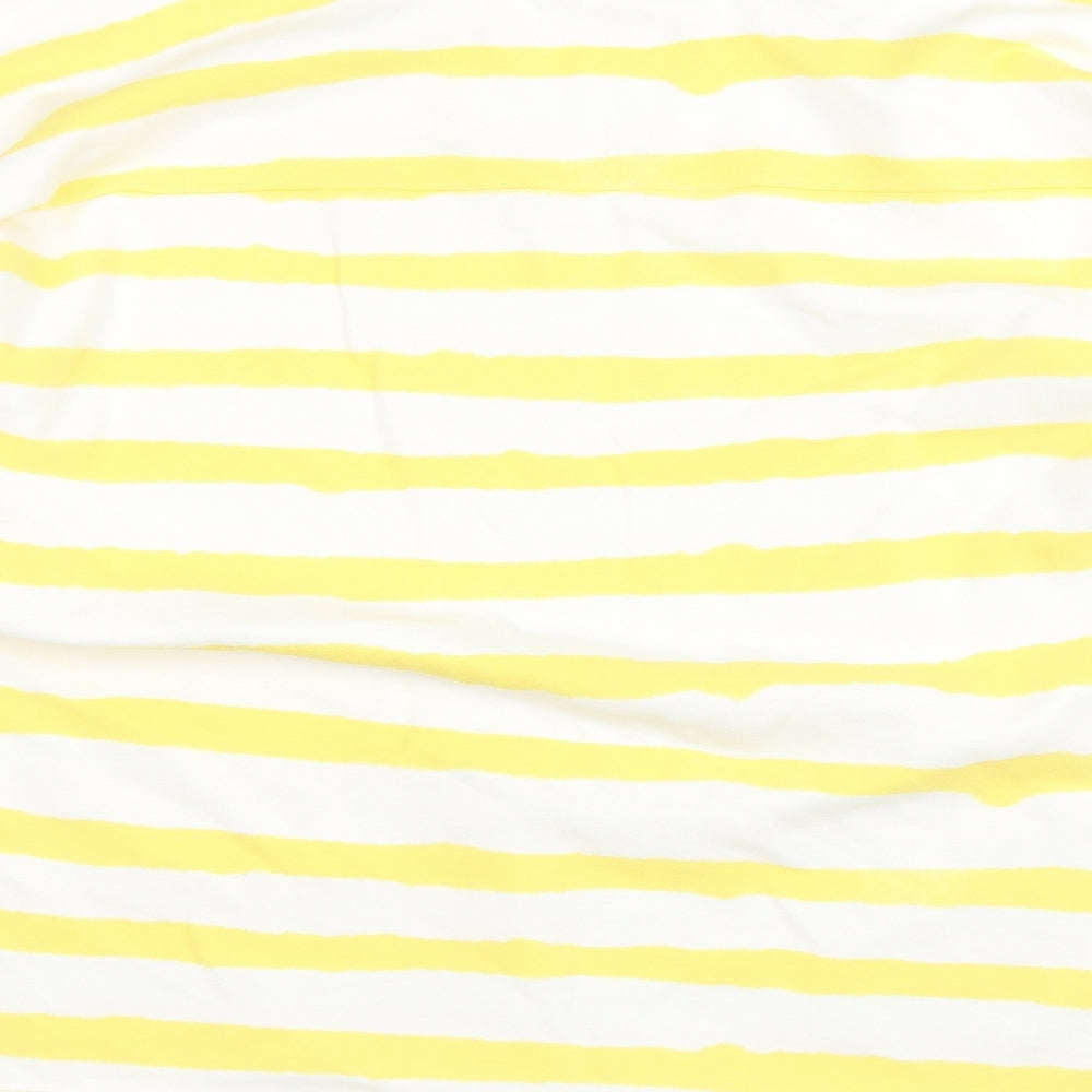 NEXT Womens Yellow Striped  Pullover Jumper Size 16