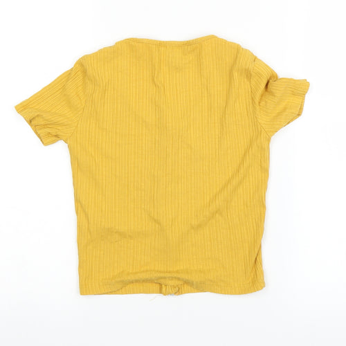 New Look Girls Yellow   Cardigan Jumper Size 12-13 Years