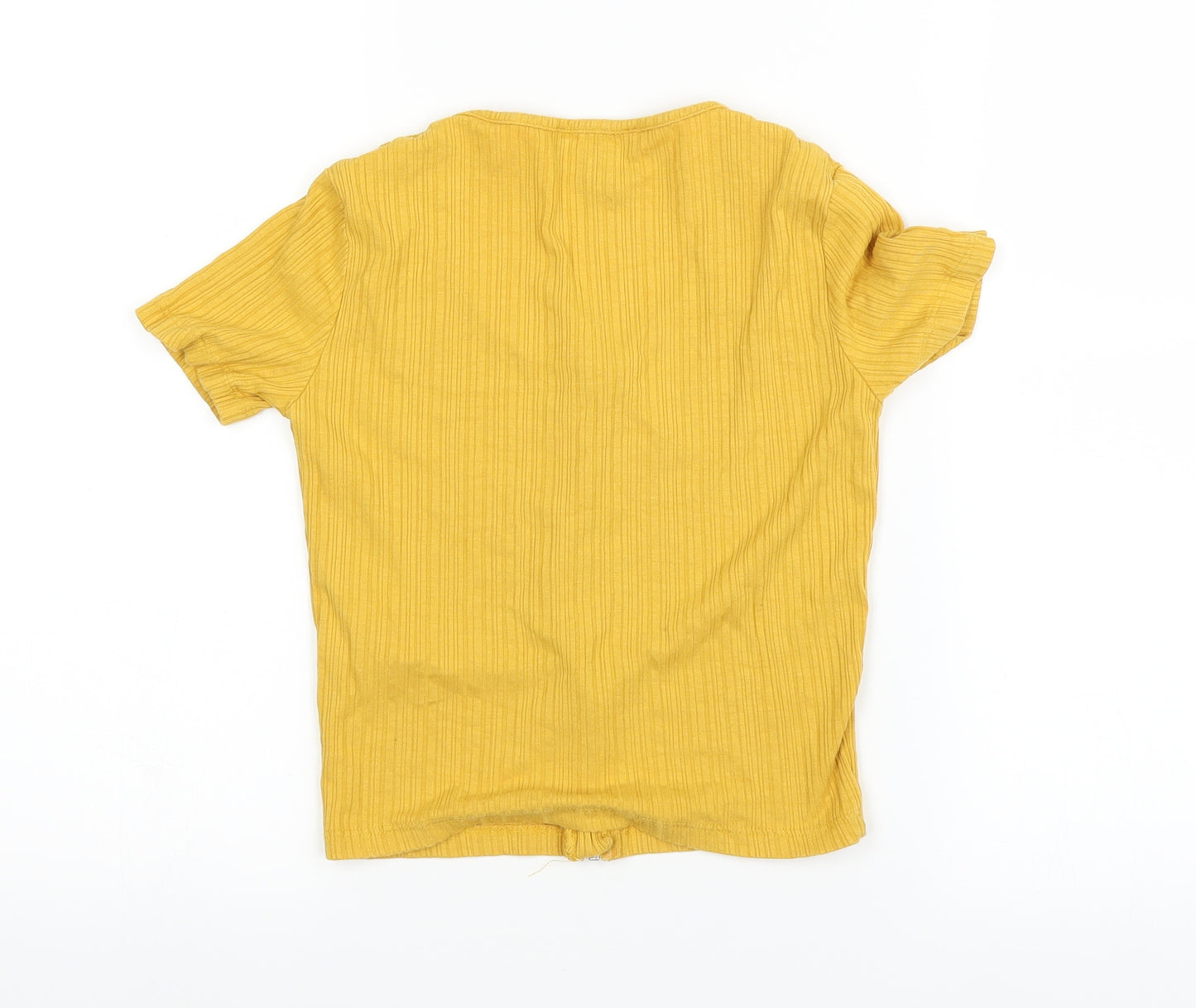 New Look Girls Yellow   Cardigan Jumper Size 12-13 Years