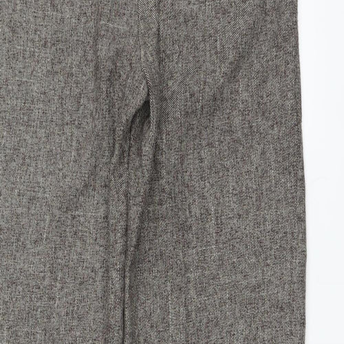F&F Womens Brown   Dress Pants Trousers Size 12 L29 in