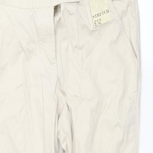 TU Womens Beige   Trousers  Size 12 L21 in