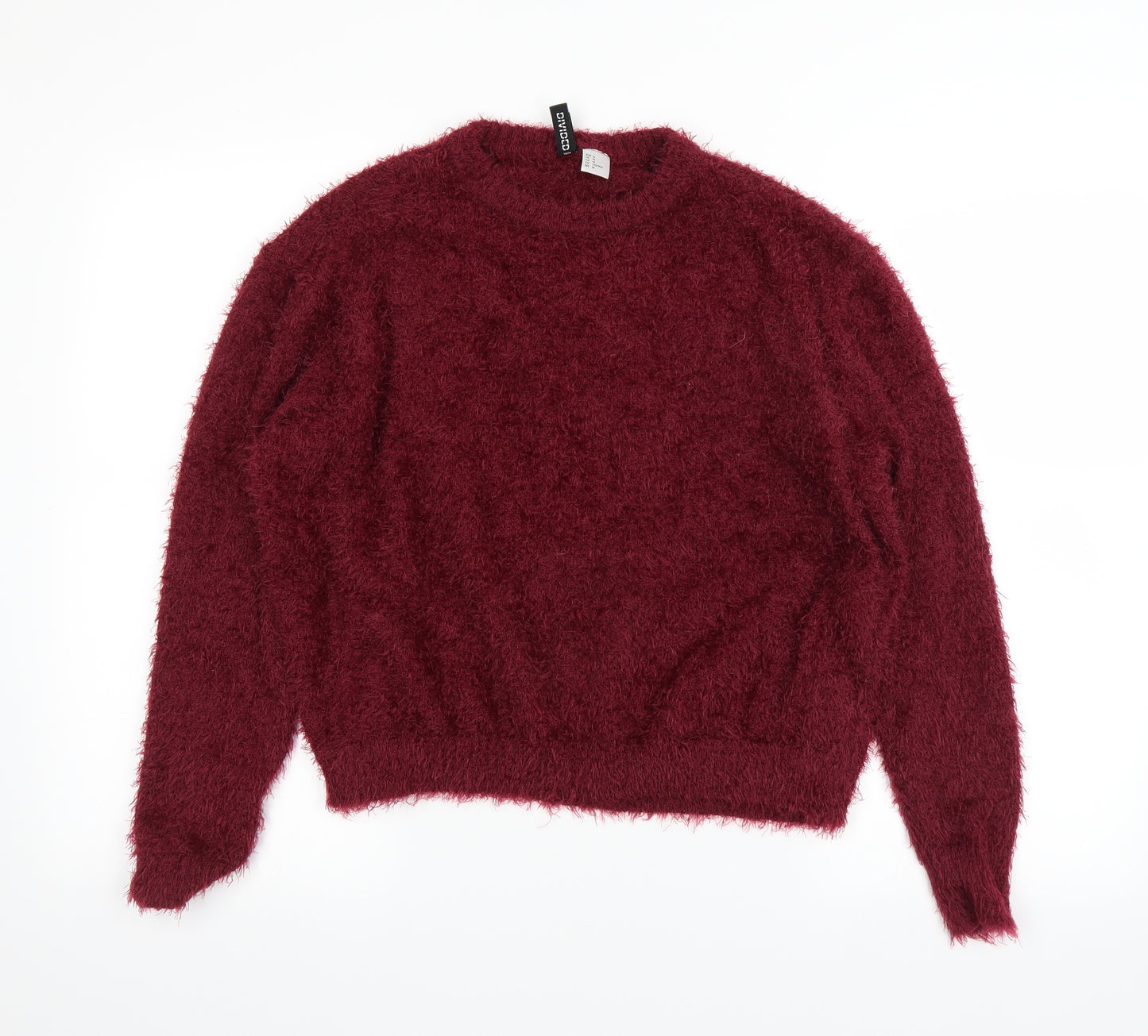 H&M Womens Red   Pullover Jumper Size M