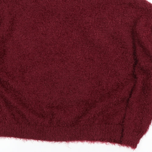 H&M Womens Red   Pullover Jumper Size M