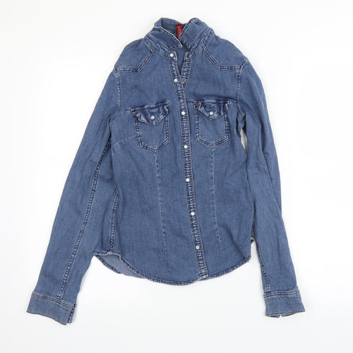 H&M Womens Blue   Jacket  Size 8