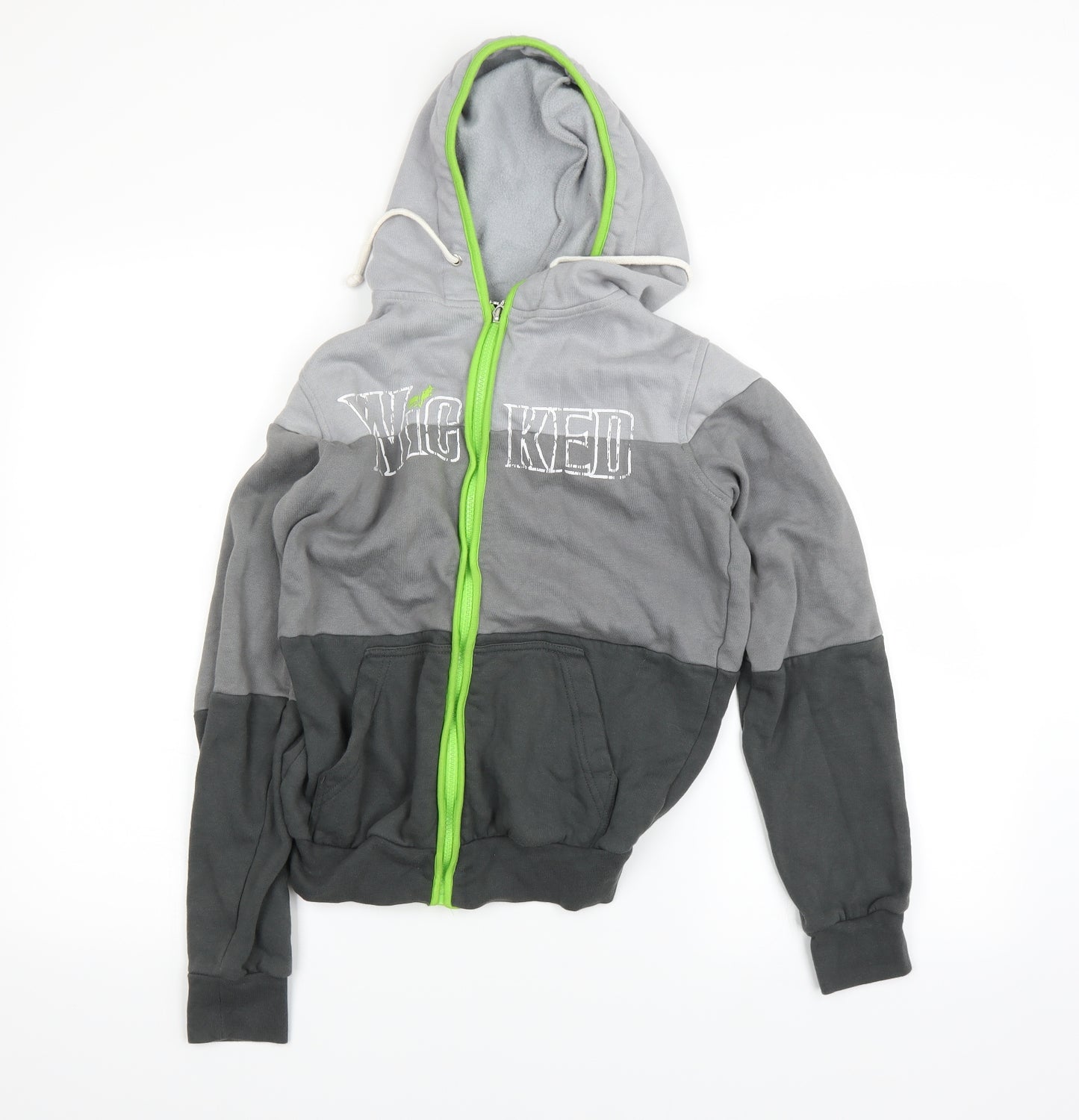 green Mens Grey   Pullover Hoodie Size XS