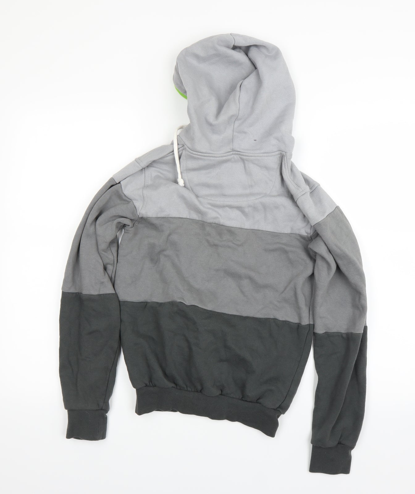 green Mens Grey   Pullover Hoodie Size XS
